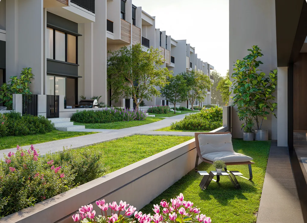 ParkCity Damansara Zenia Parkhomes garden and terrace